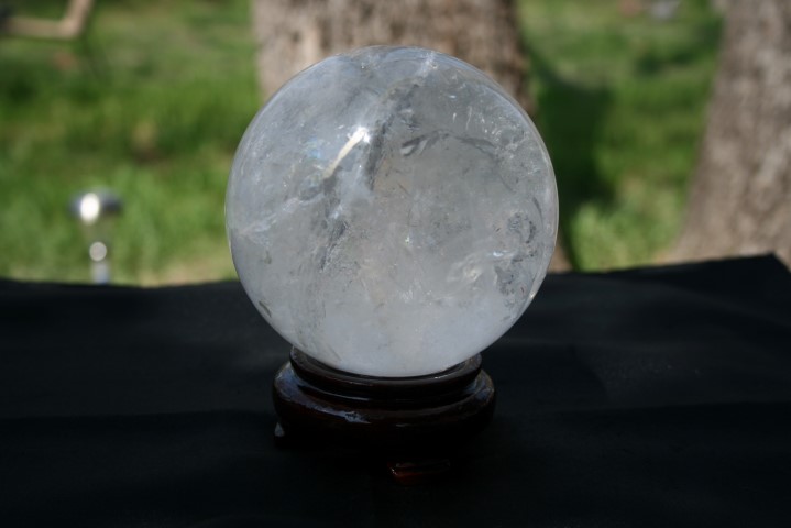 Quartz Sphere clearing, cleansing, healing, memory enhancement, amplification of one's intention 4328